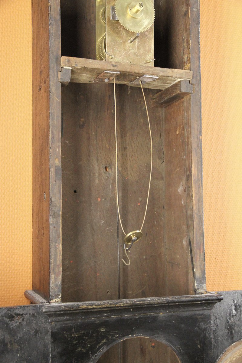 Early English Tavern Clock With Rectangular Shield Dial, Ca, 1725-1735-photo-4