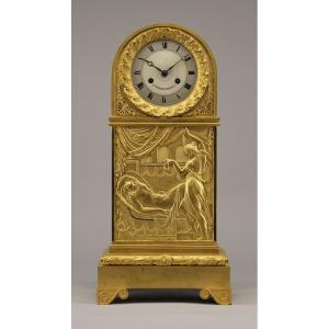 Large Clock, Mythological Scene From Leda And The Swan